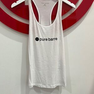 - Pure Barre Tavi Noir Racerback Tank Cloud Size Large